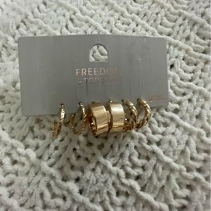 TopShop hope earring trio